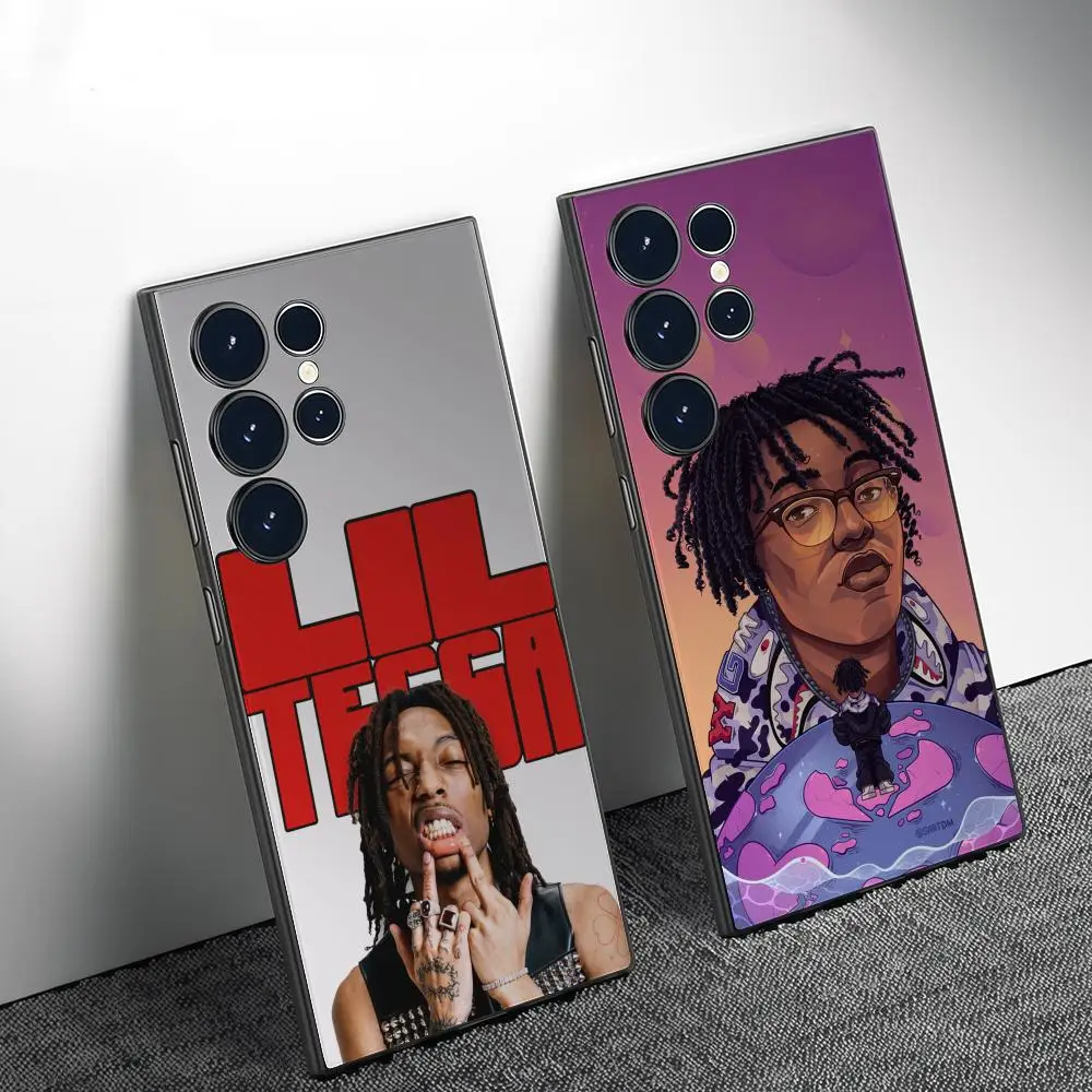 Singer Lil T-Tecca Phone Case For Samsung Galaxy S25 S24 S22 S23 Ultra S21 S20 Plus Frosted Full Soft Case