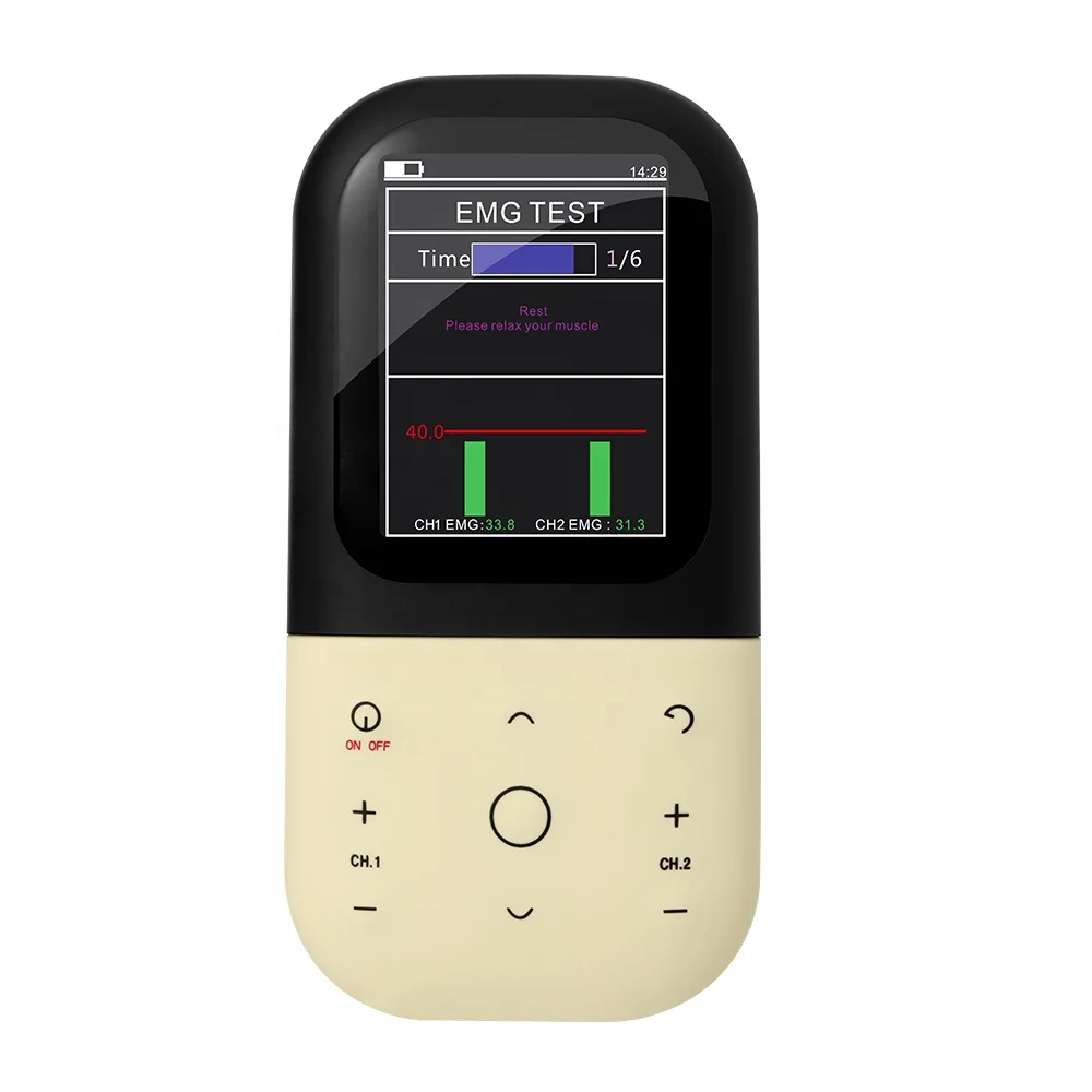 KM531B Biofeedback Nerve and Muscle Stimulator EMG/EMS Device Rehabilitation Trainer Kegel Toner Relieve Pelvic Floor Muscle Pai