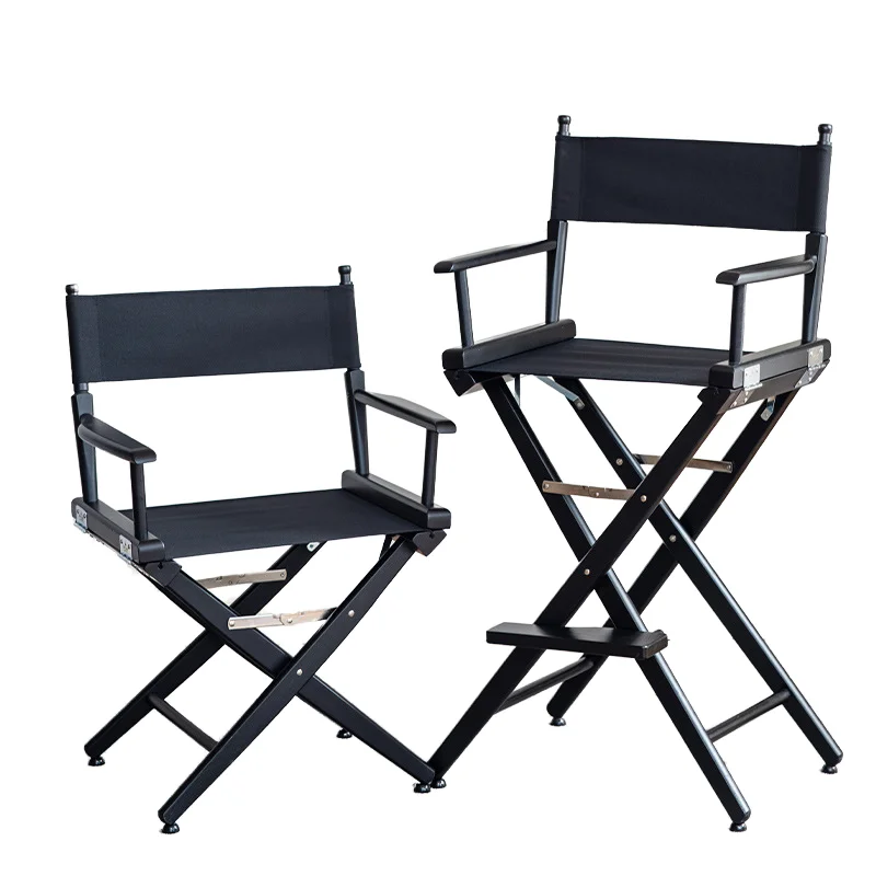Portable Director Chair, Makeup element Description, Outdoor Solid Wood Folding bar Leisure Chair