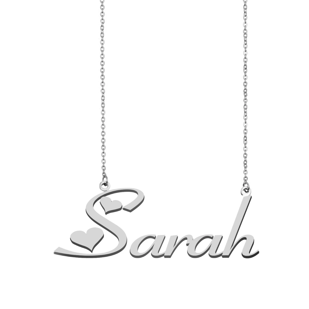 Sarah Name Necklace Personalized for Women Girlfriend Birthday Wedding Christmas Mother Jewelry Gift