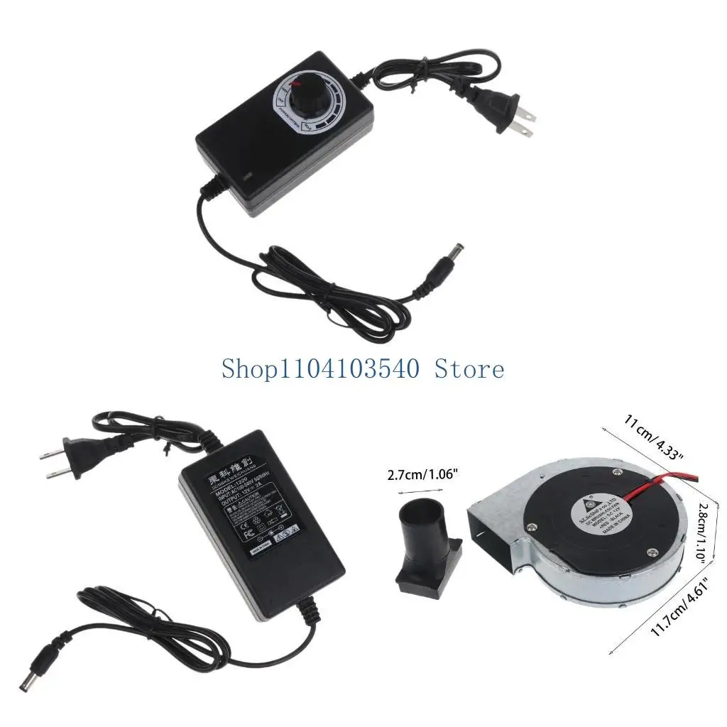 

02DC воздушный поток 110 В 220 В переменного тока переменная скорость контроллера для пикника для барбекю для барбекю