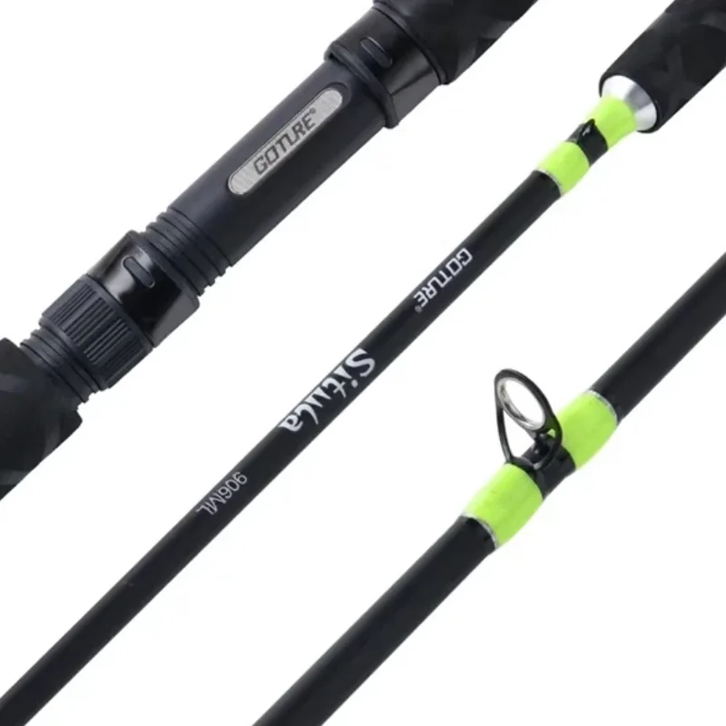 Goture SITULA Crappie Spinning Rod 3 Section High Strength Sensitive Fishing Rod Blanks Smooth Guides for Crappie Fishing