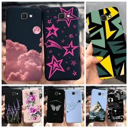 For Samsung Galaxy J7 Prime Case G610F Silicone Flower Soft Phone Cover For Samsung J7 Prime 2018 J7Prime 2 Galaxy on7 2016 Capa