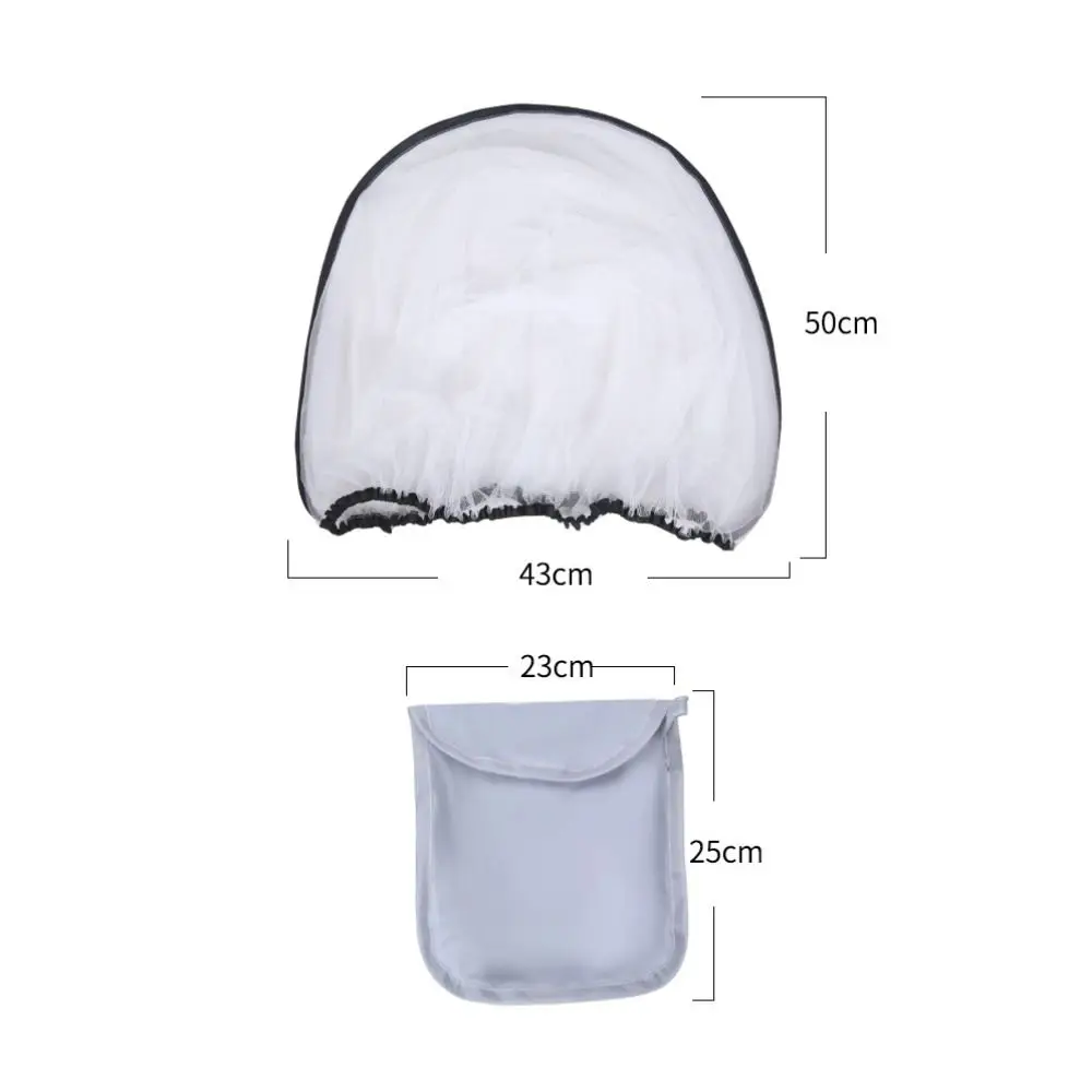 Breathable Mesh Stroller Mosquito Net Fully Covered Mosquitoproof Carrier Insect Net Universal Crib Mosquito Net Cradle