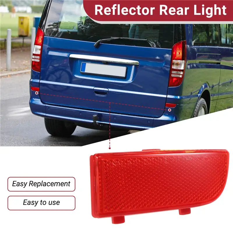 

Rear Bumper Reflector Light For Vito Viano W639-N32R