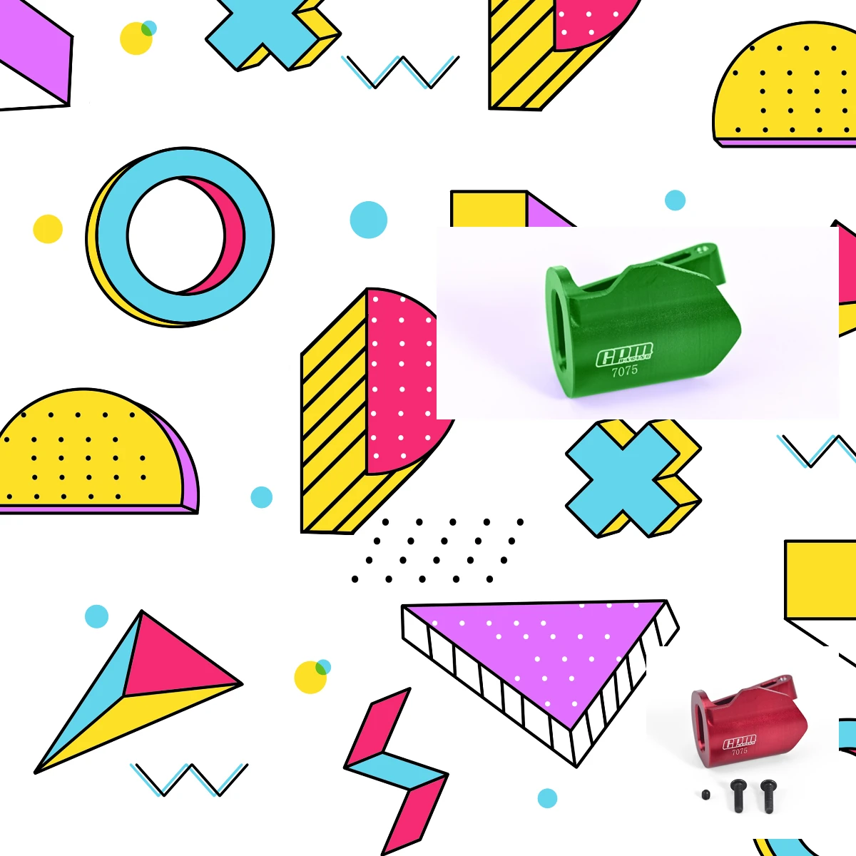 GPM Alloy 7075 Exhaust pipe For LOSI 1/4 Promoto MX LOS06000 SM Motorcycle LOS261004