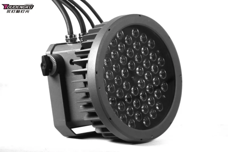 4 قطع مقاومة للماء مقاس 54 × 3 وات rgbw LED خارجي صغير مناسب لحفلات الزفاف #3