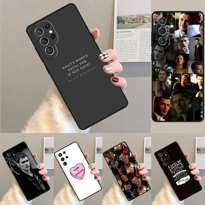 Klaus Mikaelson Vampire Diaries Silicone Phone Case For Samsung Galaxy note 10 pro S26 S25 S24 S23 S22 S21 Plus Ultra Capa Cover