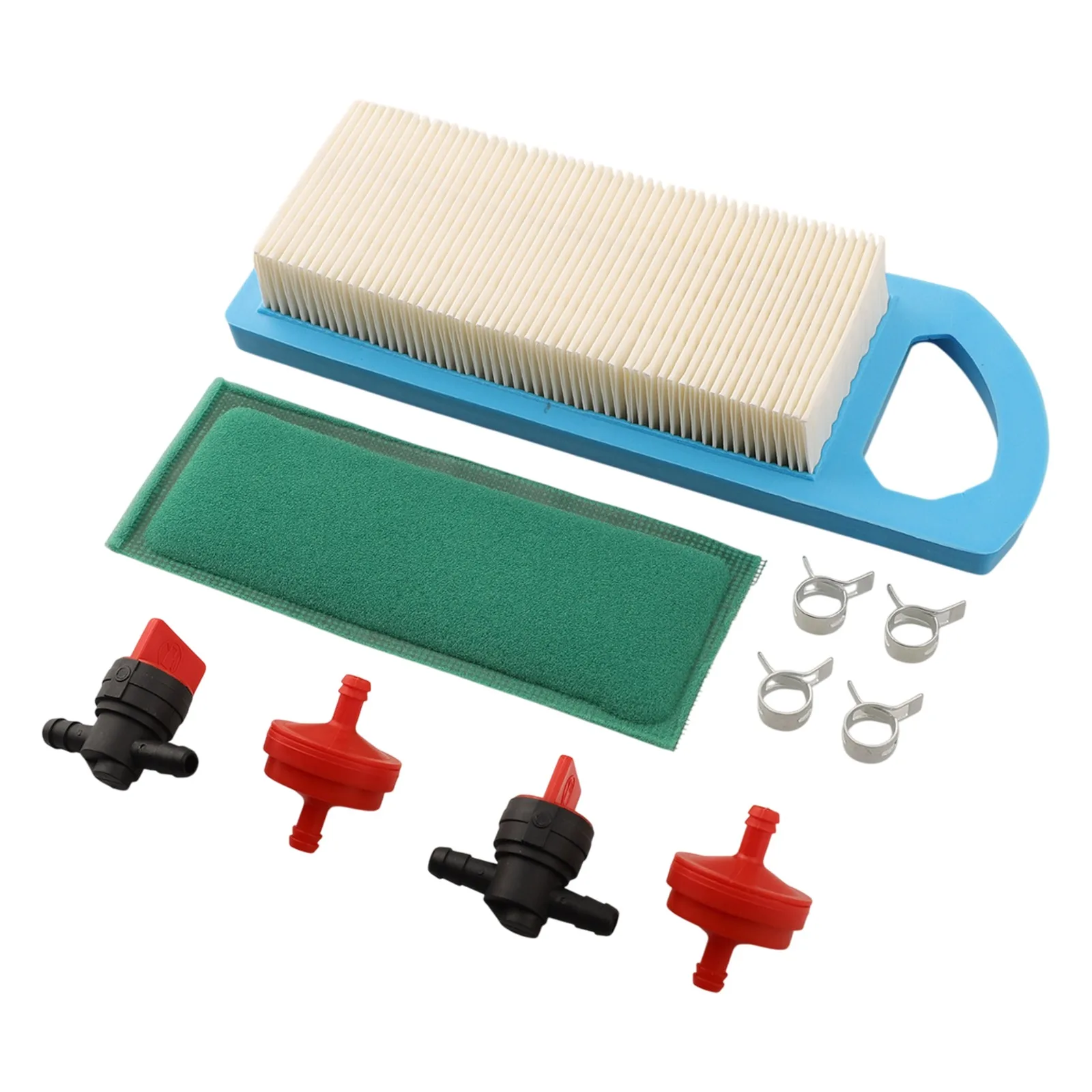 Premium Air Filter Tune Up Kit for Intek Engines from 15 to 19 5 For HP Featuring Parts Like Fuel Filters and Clamps