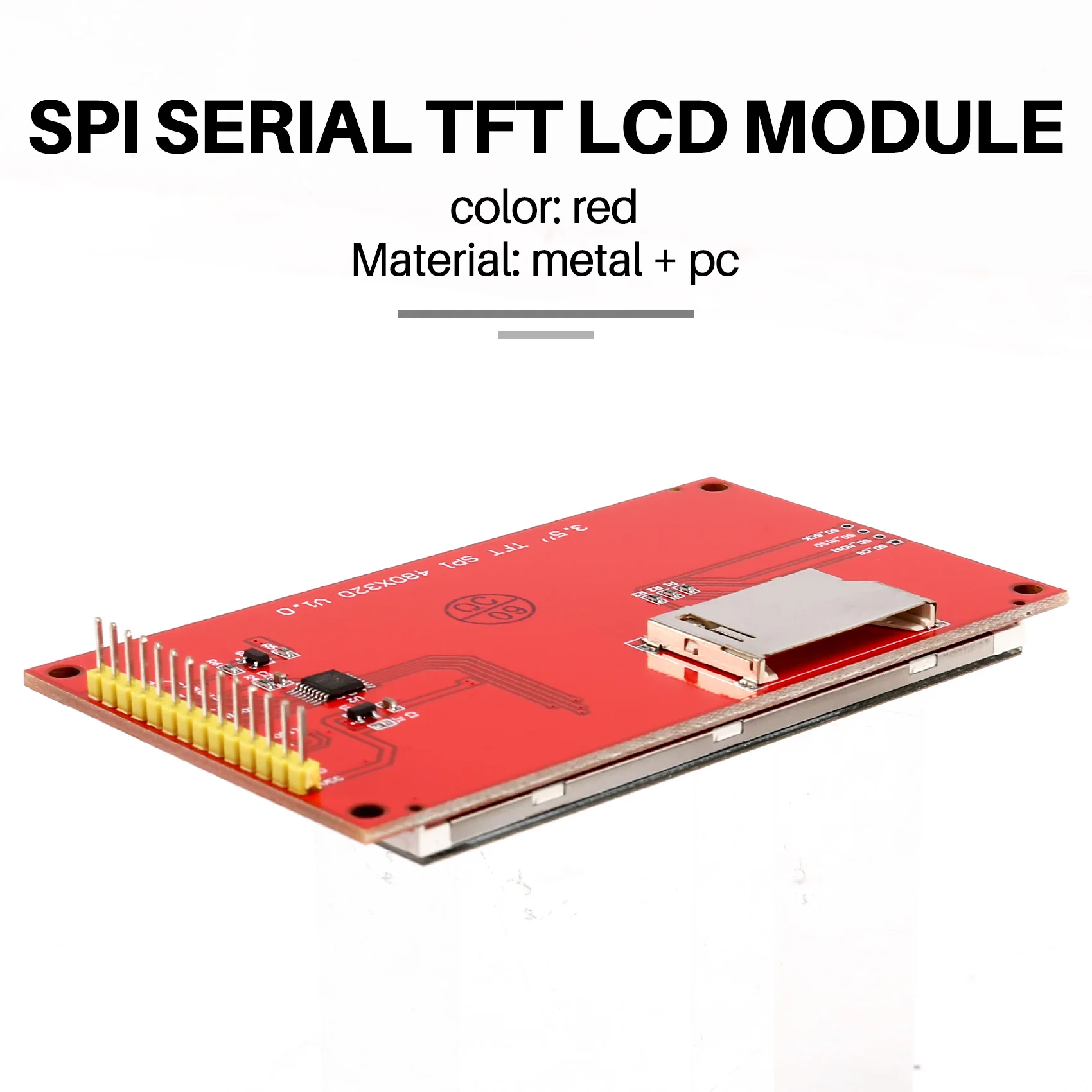 ABZW 3.5 Inch 480X320 SPI Serial TFT LCD Module Display Screen With Press Panel Driver IC ILI9488 For MCU