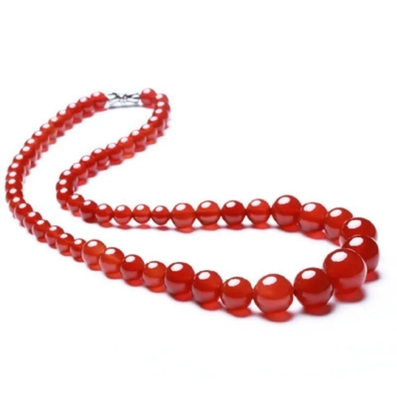 قلادة جديدة من العقيق الطبيعي، سلسلة برج نسائية متعددة الاستخدامات على الموضة الكلاسيكية