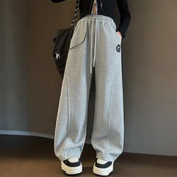 Girls Cargo Pants for Kids SportsTrousers Baby Outfits Children Wide leg Pants Streetwear Teenagers Clothes 4 5 7 9 12 13 Years