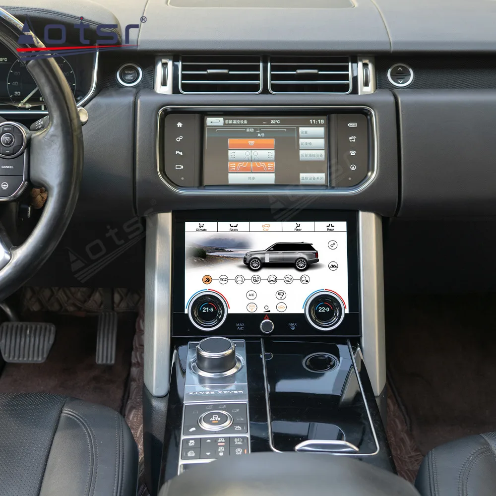 For Land Rover Full Range AC Panel Air Conditioning Climate Board LCD Voice Control Touch Climate  Control Screen