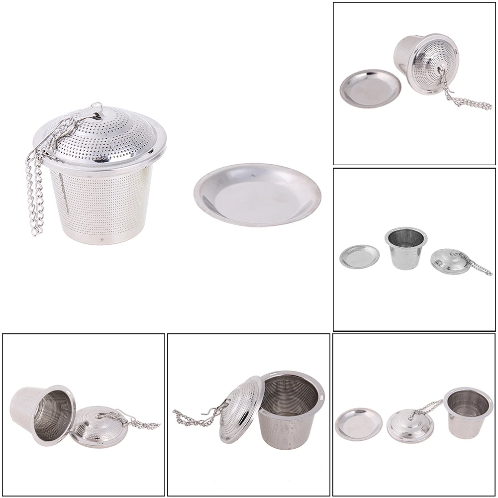 Infusor de té de acero inoxidable, colador de té ultrafino, difusor de té Extra fino multifunción para preparar té, especias y condimentos