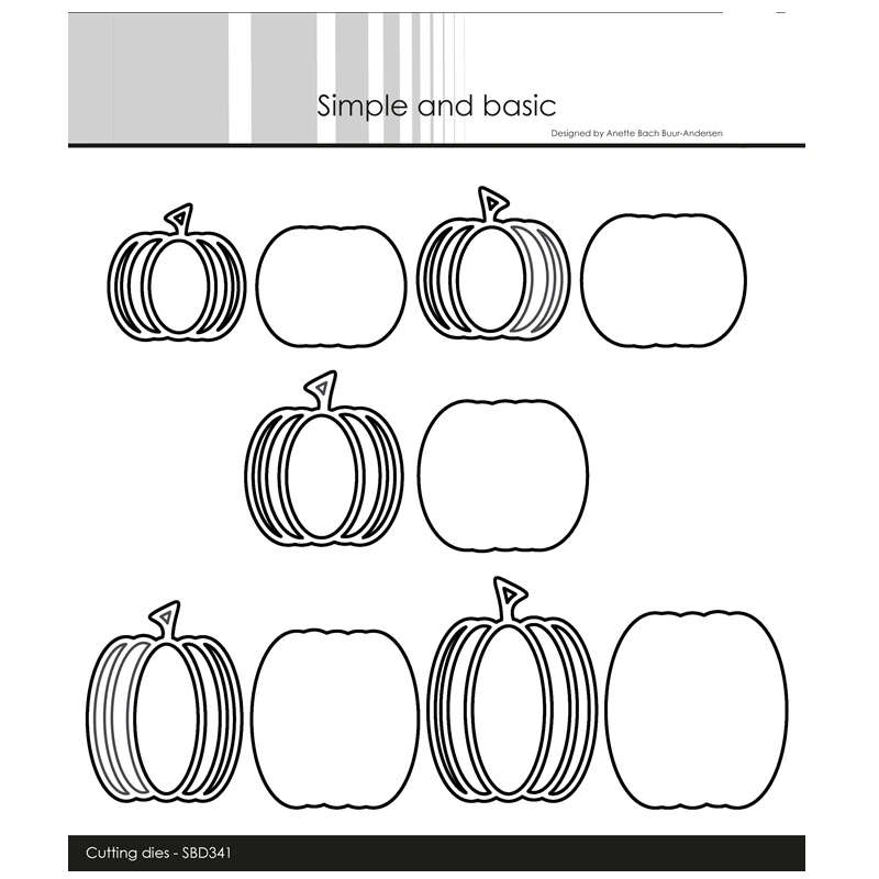 

New 2023 Pumpkins Autumn Cutting Dies for Scrapbooking Paper Making Frame Card Craft Supplies no Stamps