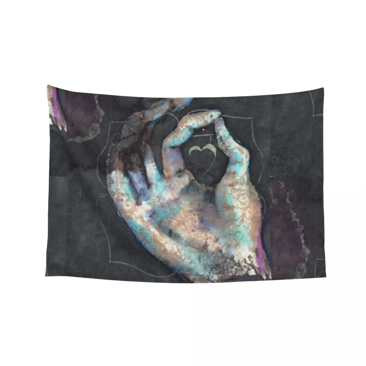 Muladhara-гобелен с корнем чакры и грязе, корейский декор комнаты, эстетические украшения комнаты, украшение для спальни, гобелен