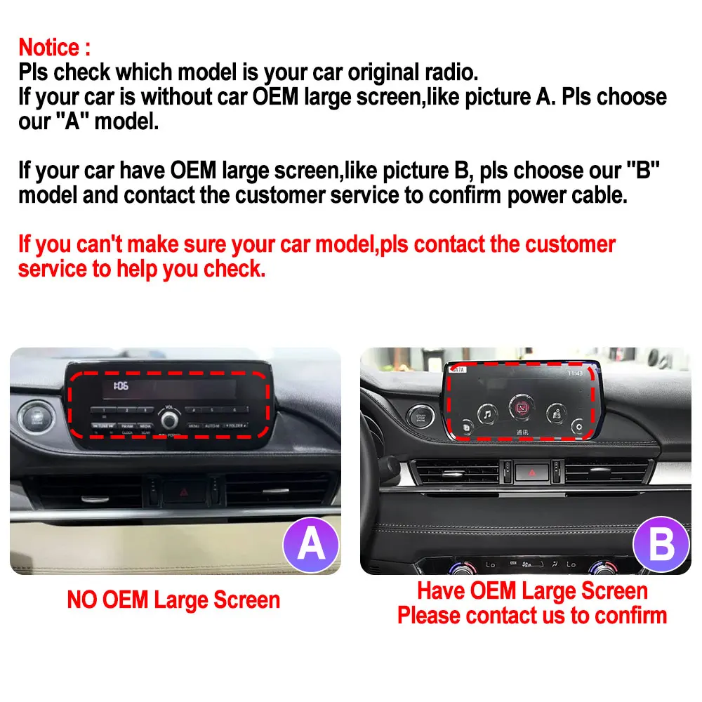 Android 13 Car Radio For Mazda 6 Atenza 2020-2022 Carplay Auto Multimedia Stereo 360 Camera Navi GPS Intelligent 5G NO 2din DVD
