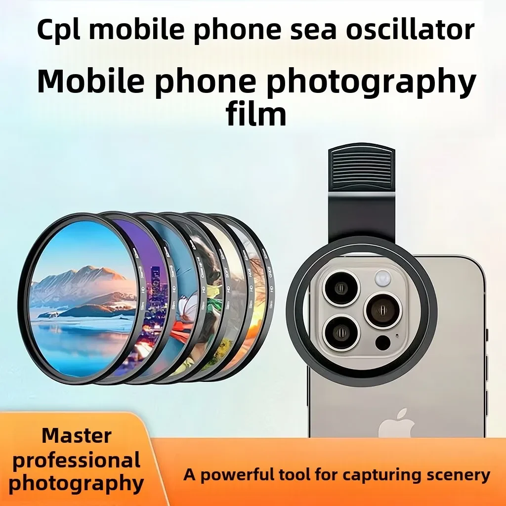 

Premium 52mm CPL Polarizing Camera Lens Filter Universal Phone Photography Lens Anti-glare Optical Filters for Android iPhone