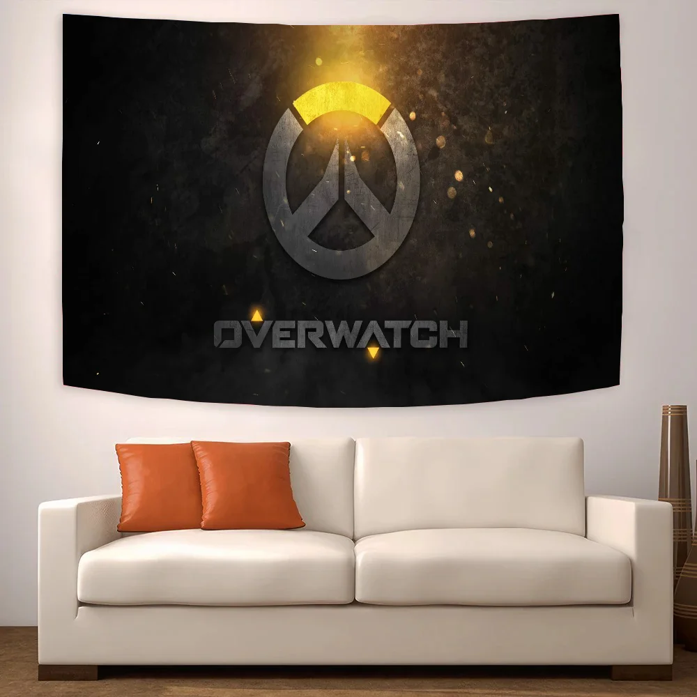 O-overwatch Decorative Flags and Banners Lgbt Flag to Hang Garage Decoration Room Decor Y2k Outdoor Decorations Funny Wall Home