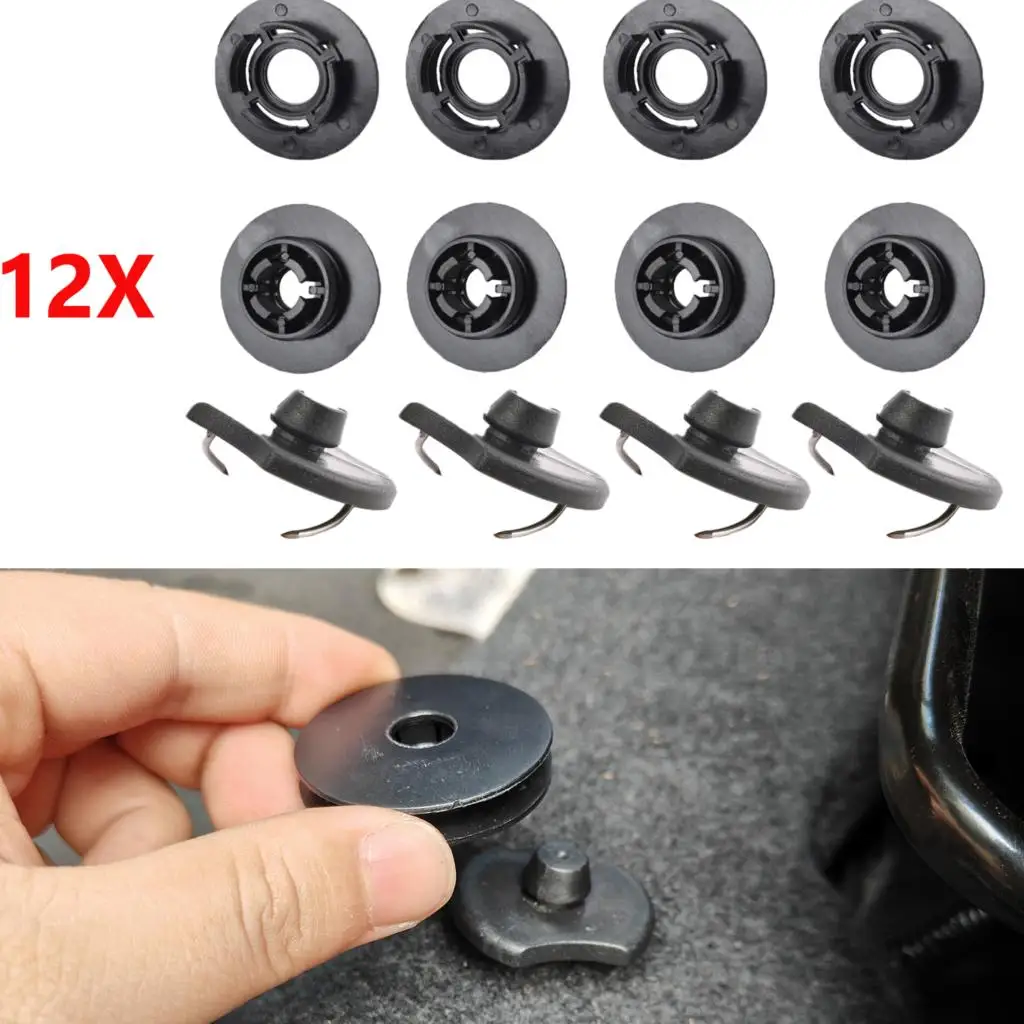 For VW Beetle Caddy CC Eos Golf VW Jetta Sharan Tiguan Touran TOUAREG UP CAR MAT CLIPS FLOOR HOLDERS FIXING CLAMPS RETAINER GRIP