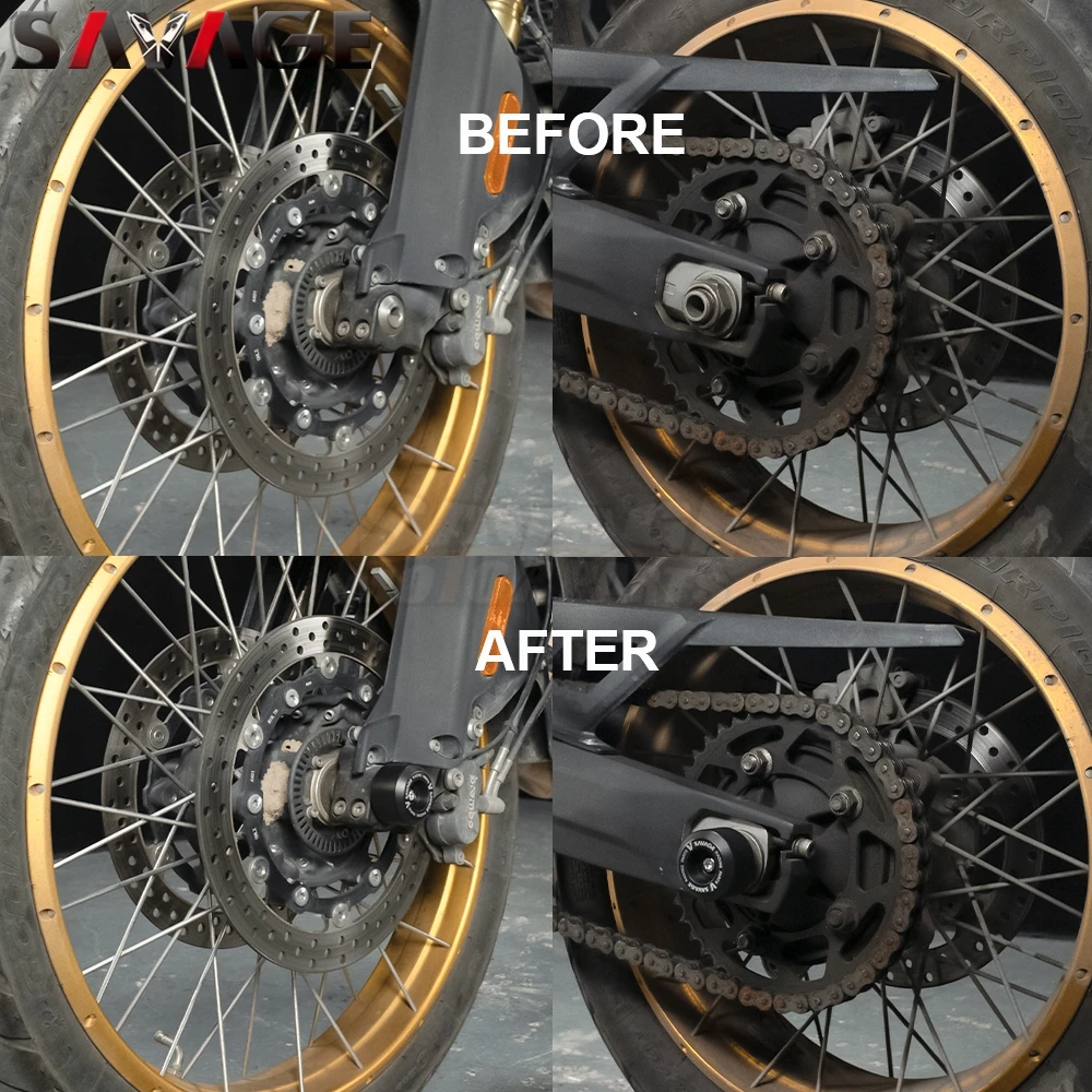 

Защитные слайдеры для задней оси 900DS 2026 и передней оси/вилки для мотоциклов VOGE 900 DS 2024-2025 – аксессуары для мотоциклов