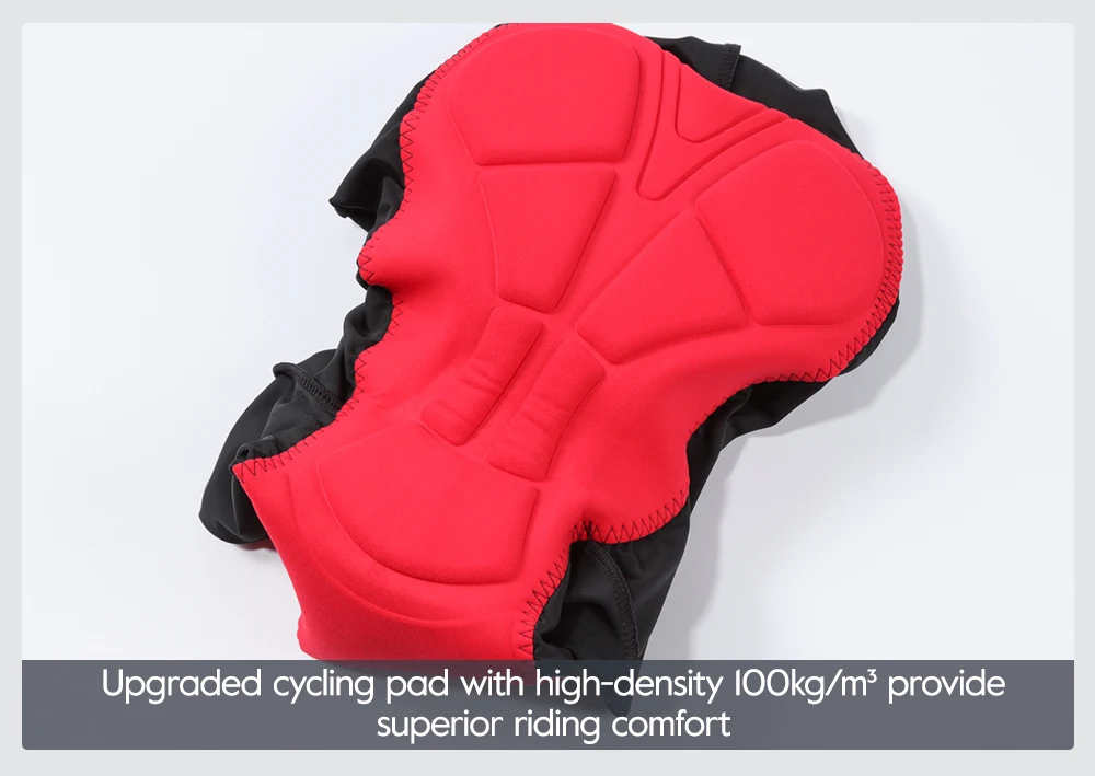 RION Herren Radsport-Trägerhose Gepolsterte Tights Rennrad MTB Fahrradbekleidung Atmungsaktive 5H Reithose Outdoor-Sportausrüstung – Detail 17