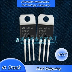 10PCS BTA06-600SW  6A 600V TO-220 MOS 10Best Quality   Fast Shipping