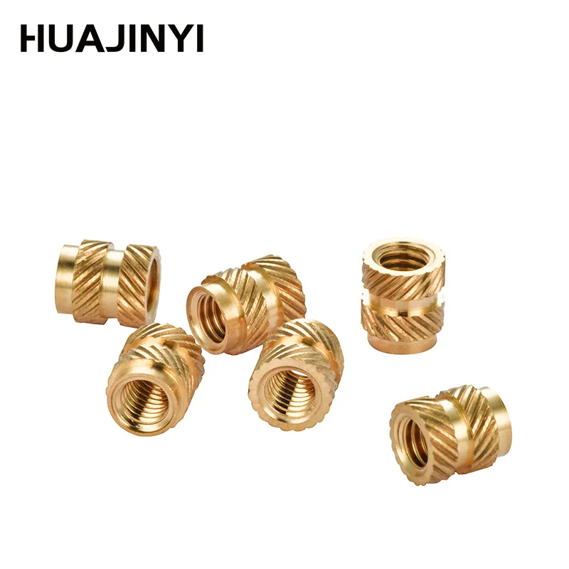 Brass Heat Set Insert Nuts M3 Hot Melt Nutinsert Thread Knurled Double Twill Embedment  Tiny For 3D Printer  Ready To Ship