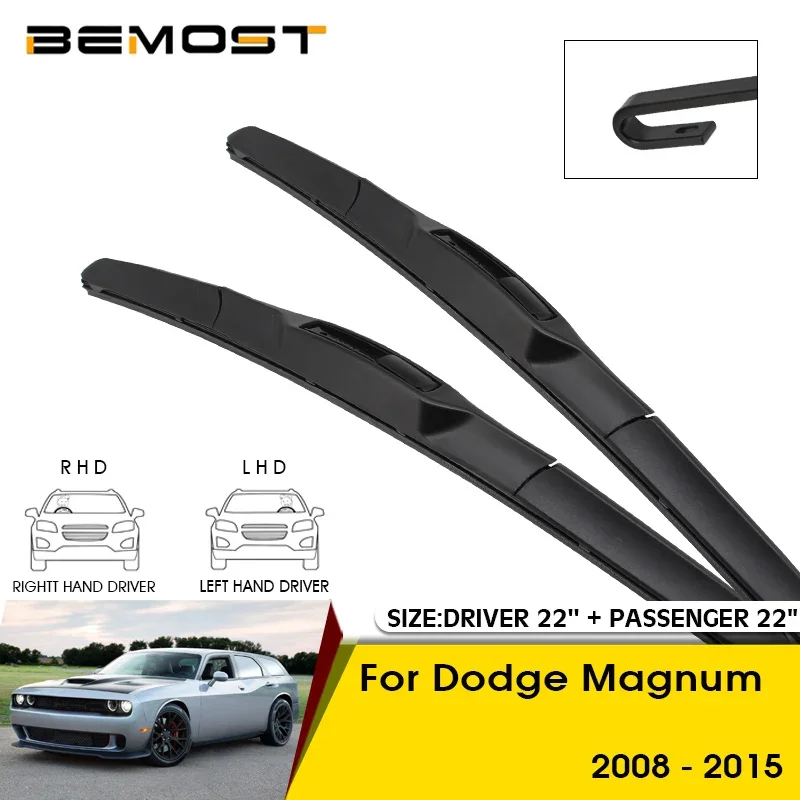 

Car Wiper Blades For Dodge Magnum 2008-2015 Windshield Windscreen Front Window Blades 22"+22" Car Accessories