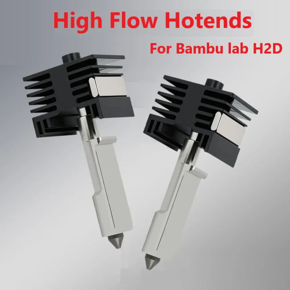 H2D Hotend Highflow For Bmabu Lab H2D Hotend H2d For Bambulab Hardened Steel High Quality Hot End For H2D 3D Printer Parts