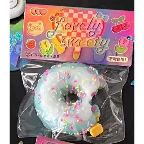 Taba Squishy Cake Doughnut Stress Relief Toy, Extra Large Sensory Fidget Toys for Kids Adults Anxiety Relaxation Squeeze Gift - Image 12