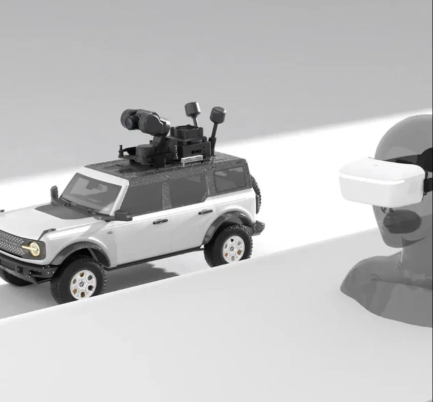 Caddx Walksnail Avatar HD Óculos L 5.8GHz 4.5 Polegadas HD Display Óculos Head Tracker Digital VTX Receptor RC FPV Racing