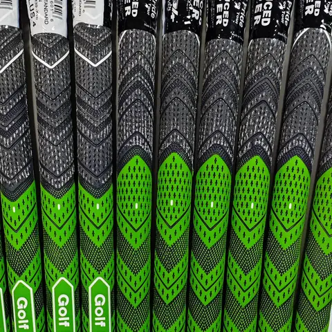 녹색 MCC PLUS 4 골프 그립 남성용 고무 골프 그립 면사 골프 클럽 그립 철 및 목재 표준/중형 그립 유니버설