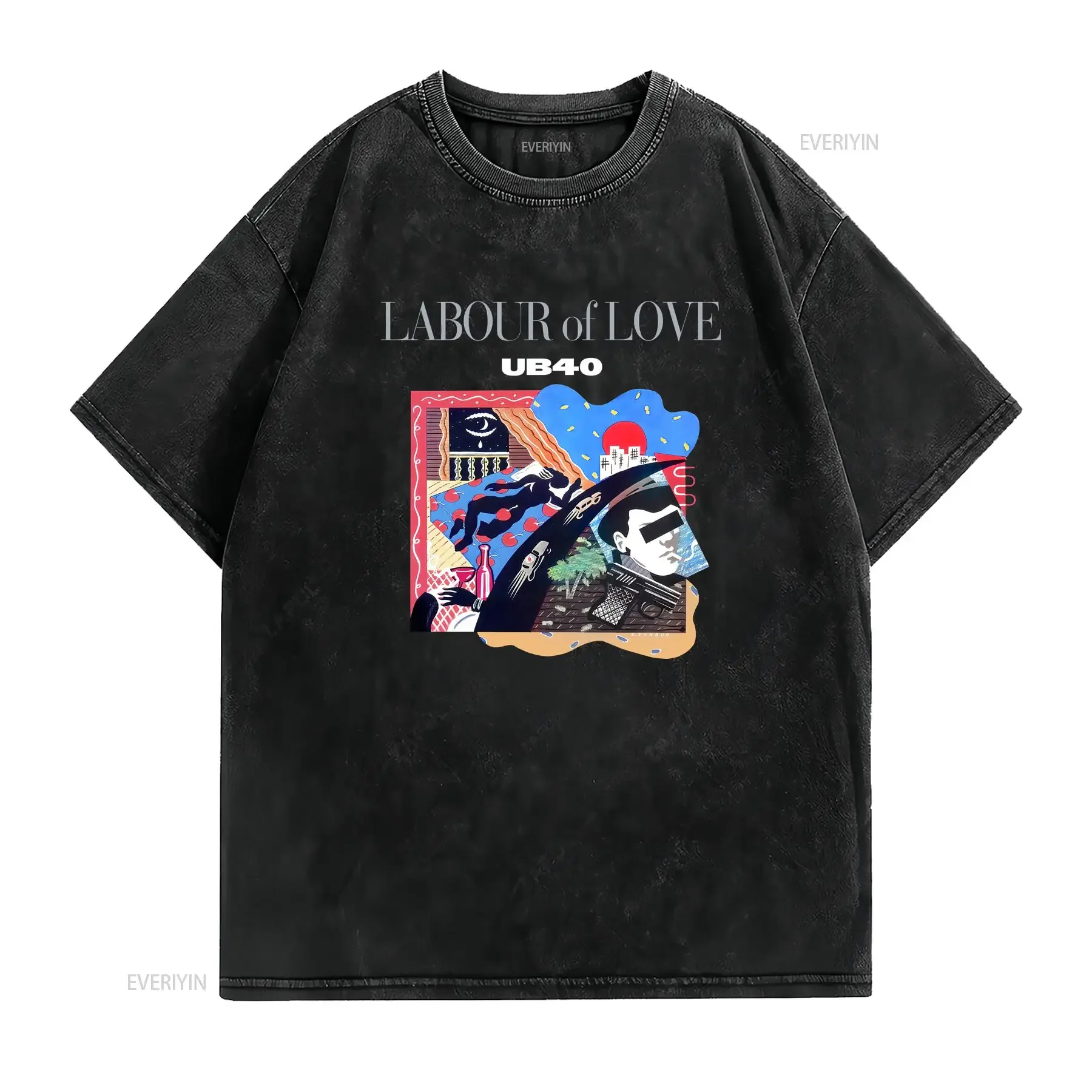 New UB40 Labour of Love Album For Fans S 5XL T Shirt BI04_82 vintage Washed fashion designer clothes Top Everyday Wear vintage