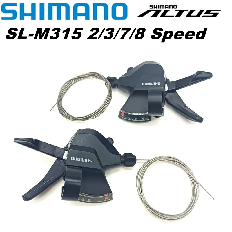 Shimano Altus SL-M315 SL-M310 Bike Shifter Lever 2x7 2x8 Speed 14S 16S Shifter Trigger Rapid Fire Plus Shifter Cable M315 M310