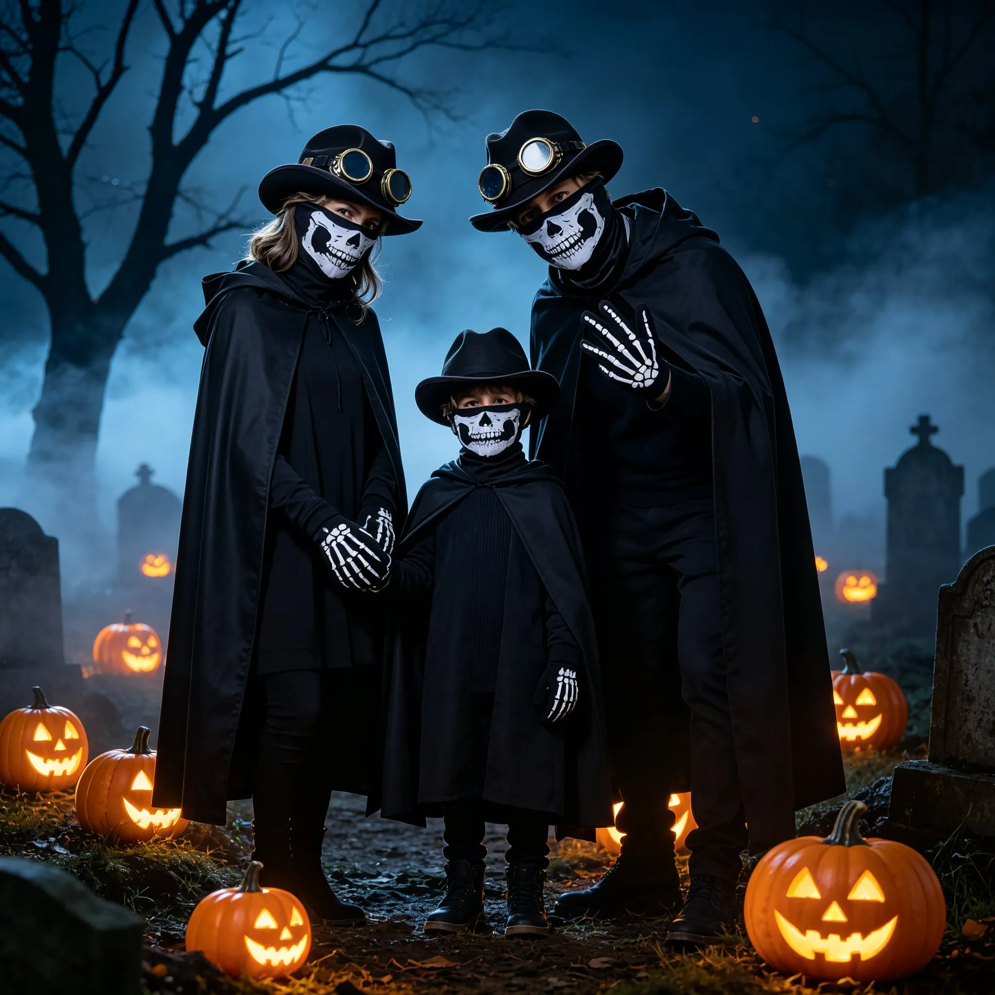 Halloween Sensenmann Cosplay Umhang-Set Hexen-Umhang in Schwarz mit Sensen-Requisit Geister-Party Bühnenkostüm Requisiten – Detail 9