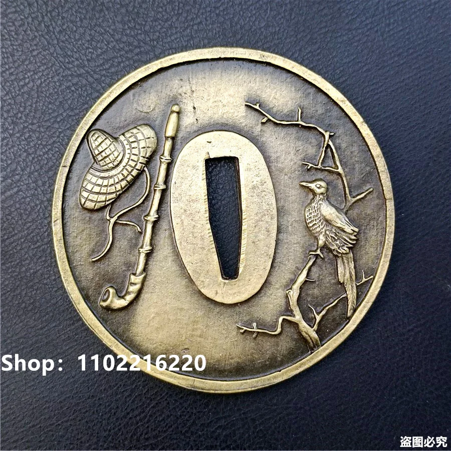 

High Quality Alloy Tsuba Handguard Guard For Japanese Japan Real Katana Samurai Sword Fittings Parts Accessores New Very Good