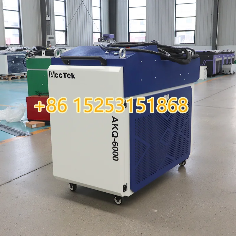 High-Power 6000watt Laser Cleaning Equipment Laser Cleaning Alternative to Sandblasting Coating Stripping Metal Oxide Cleaner