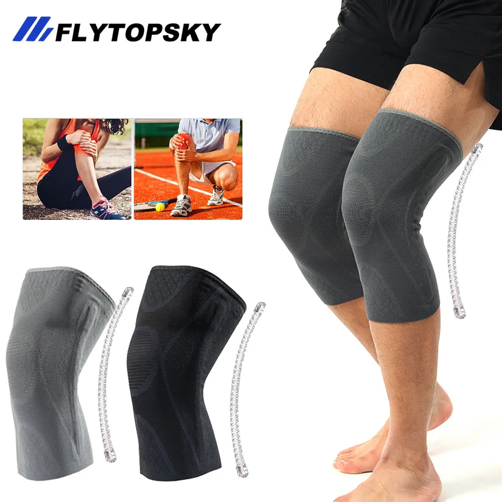 

1 шт. компрессионный наколенник с боковыми стабилизаторами, наколенники для спортзала, при болях в коленях, при артрите, беге, занятиях спортом, при разрыве слизи, беге