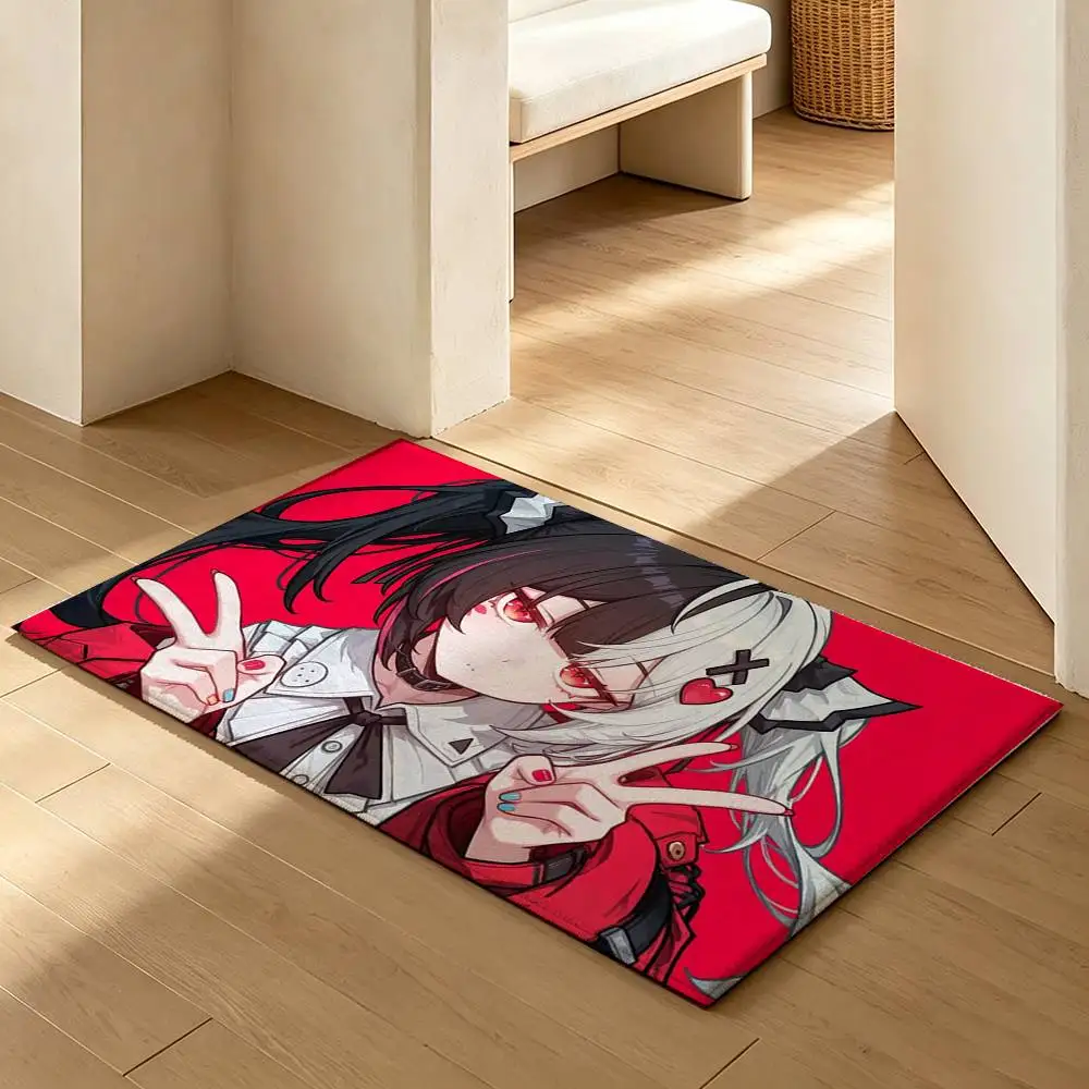 lacrimosa NTE N-Neverness to Everness  Soft Absorbent Decorative Floor Mat for Bathroom Entryway Living Room
