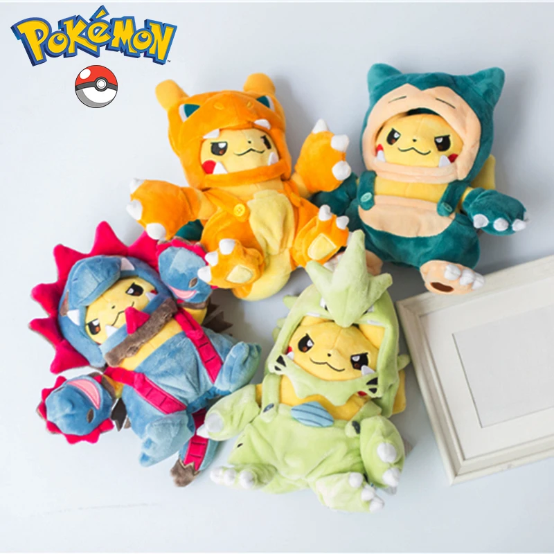 البوكيمون بلوشي دمية كوس Eevee بيكاتشو تأثيري ألعاب من القطيفة بيكاتشو Peluche Garchomp Tyranitar Lucario Rayquaza محشوة ألعاب حيوانات #1