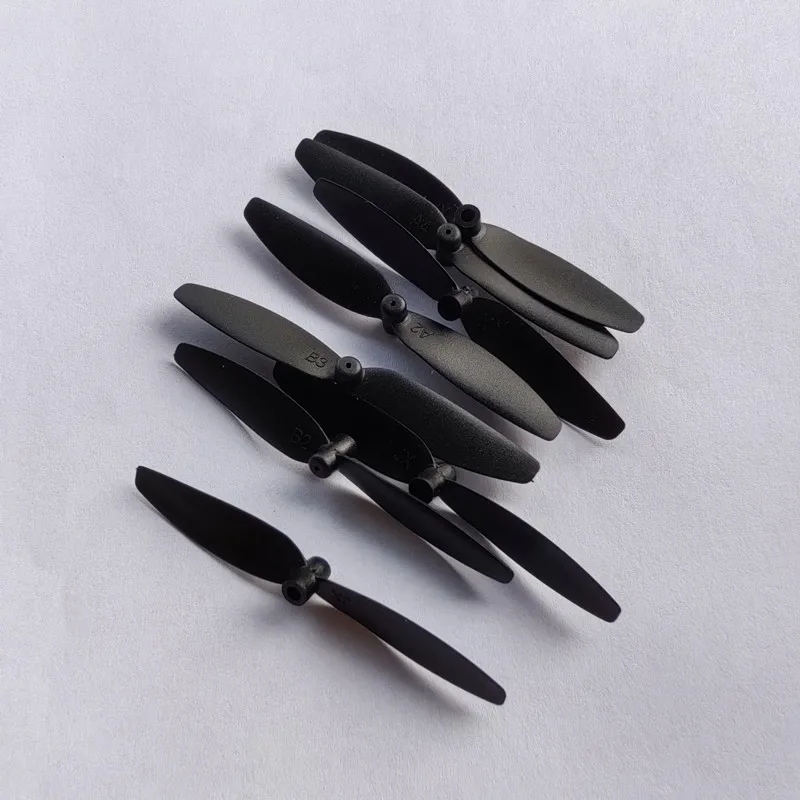 D4 Mini Drone Quadcopter 55mm 0.8mm A B  Main Blades Props Propeller Spare Parts