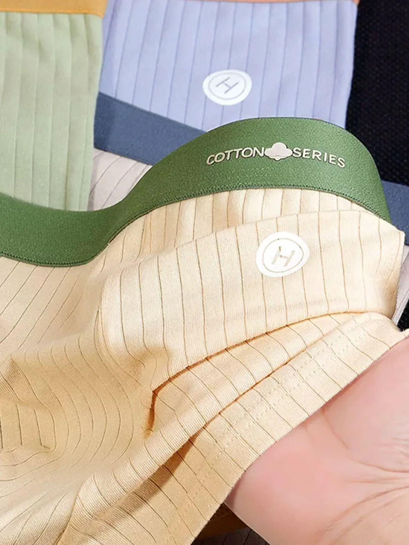 8pcs men's Boxer underwear cotton comfortable and relaxed simple breathable Boxer underwear