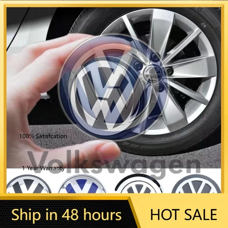 

Styling Mouldings For VW VOLKSWAGEN New 4Pcs Car Wheel Hub Cover Rim Center Cap Decorative Accessories For VW Polo GOLF Sagitar