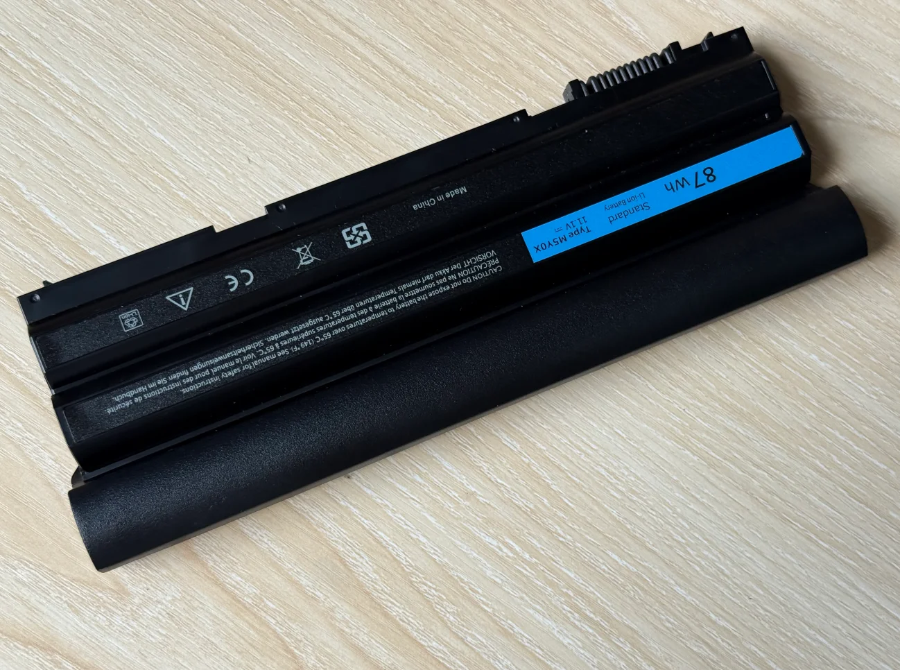 87WH 9-Cell Battery M5Y0X HCJWT NHXVW N3X1D M5YOX 71R31 FOR Dell Latitude Laptop E5420 E5520 E5430 E5530 E6420 E6430 E6520 E6440