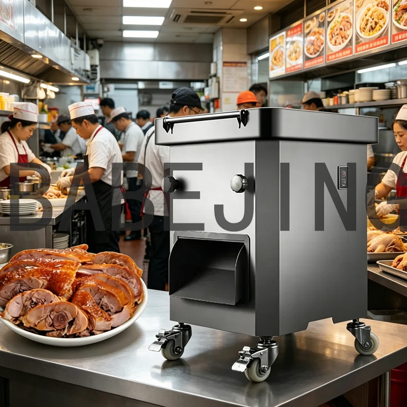 Commercial Fully Automatic Poultry Cutter Multifunctional Small Meat Slicer for Chicken Duck - Business Accounting