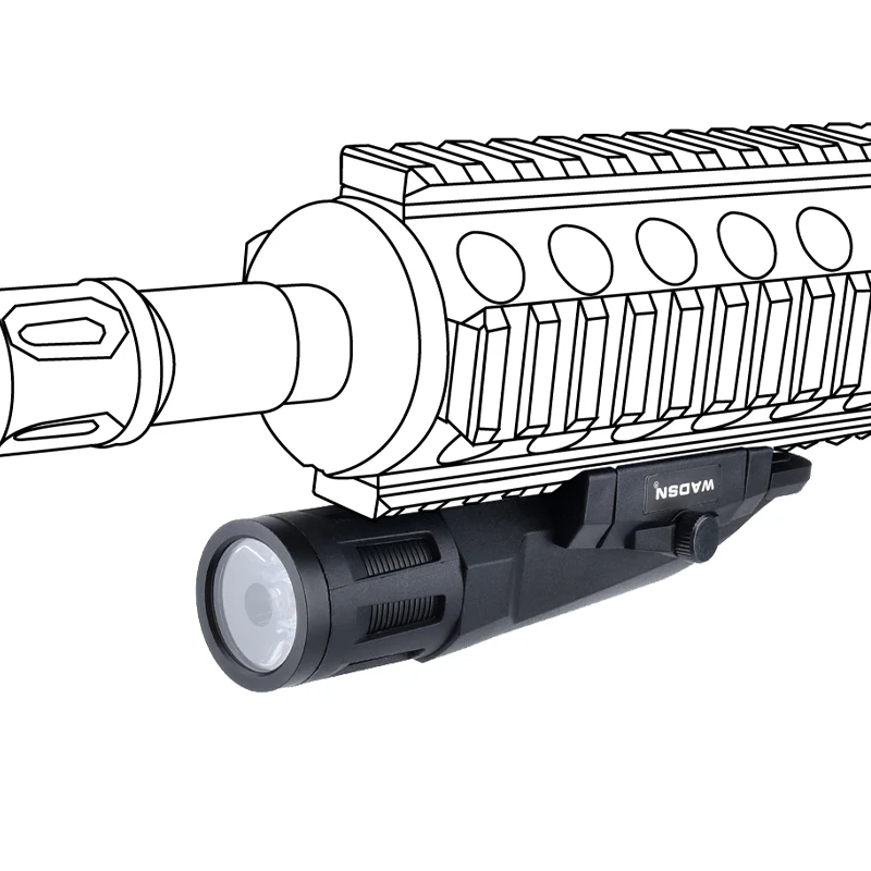 WML X GEN2 LED Strobe Weaponlight Tactical Airsoft Flashlight Helmet Light 3 Levels Adjustment Outdoor Lighting Accessories X300