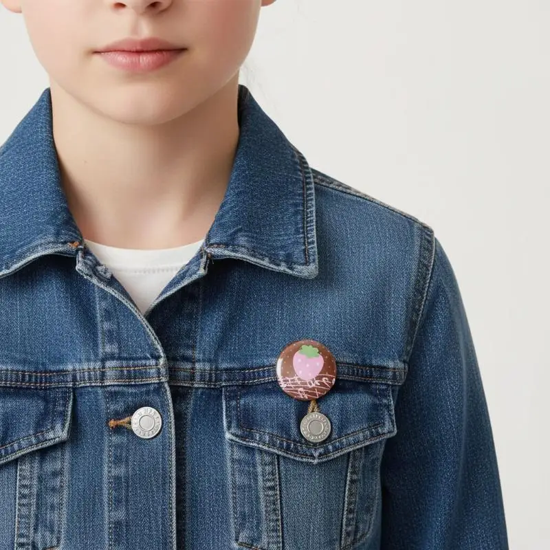 6Pcs 25mm Mini Cartoon Button Badge Fun DIY Decor Brooch Pins for Kids Backpack Pencil Bag Clothes Accessory