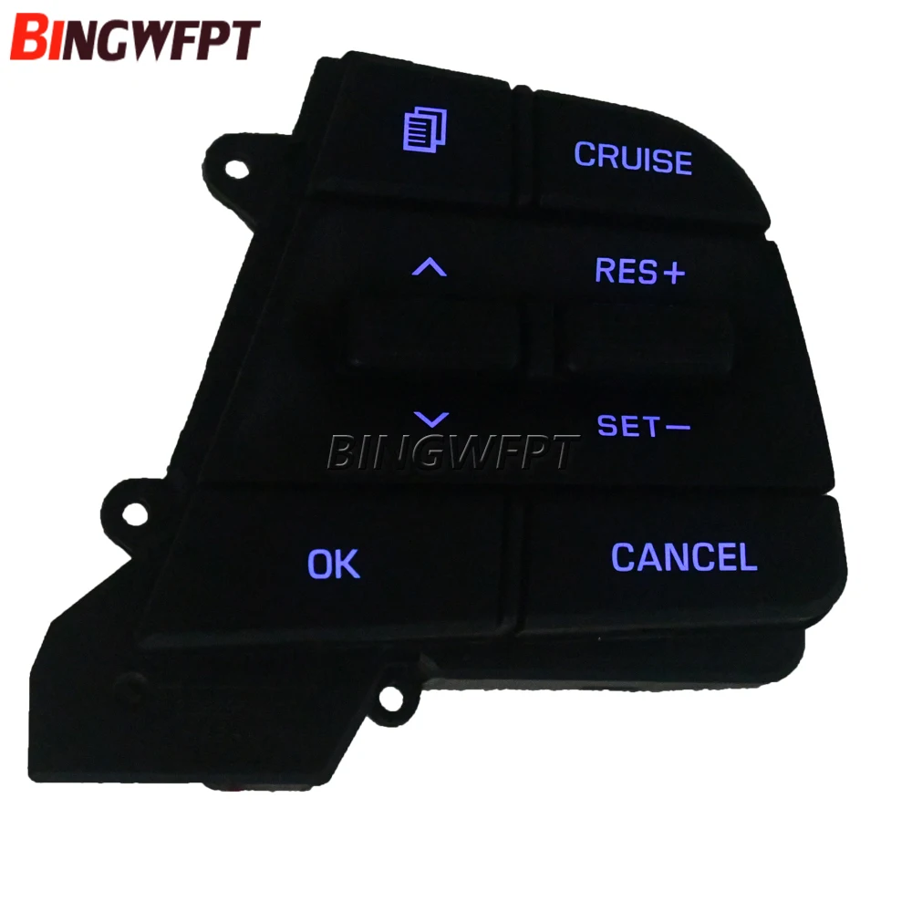 Car Cruise Control Steering Wheel Buttons Right Side Switch For Hyundai Solaris 1.6L 2017 2018
