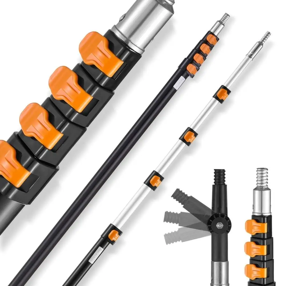 

Телескопическая стойка от 7 до 30 футов, многоцелевая для покраски и пыли